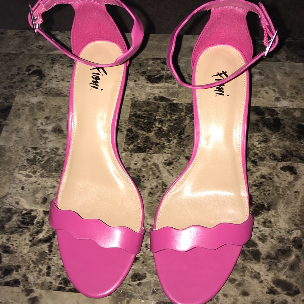 Hot pink heels